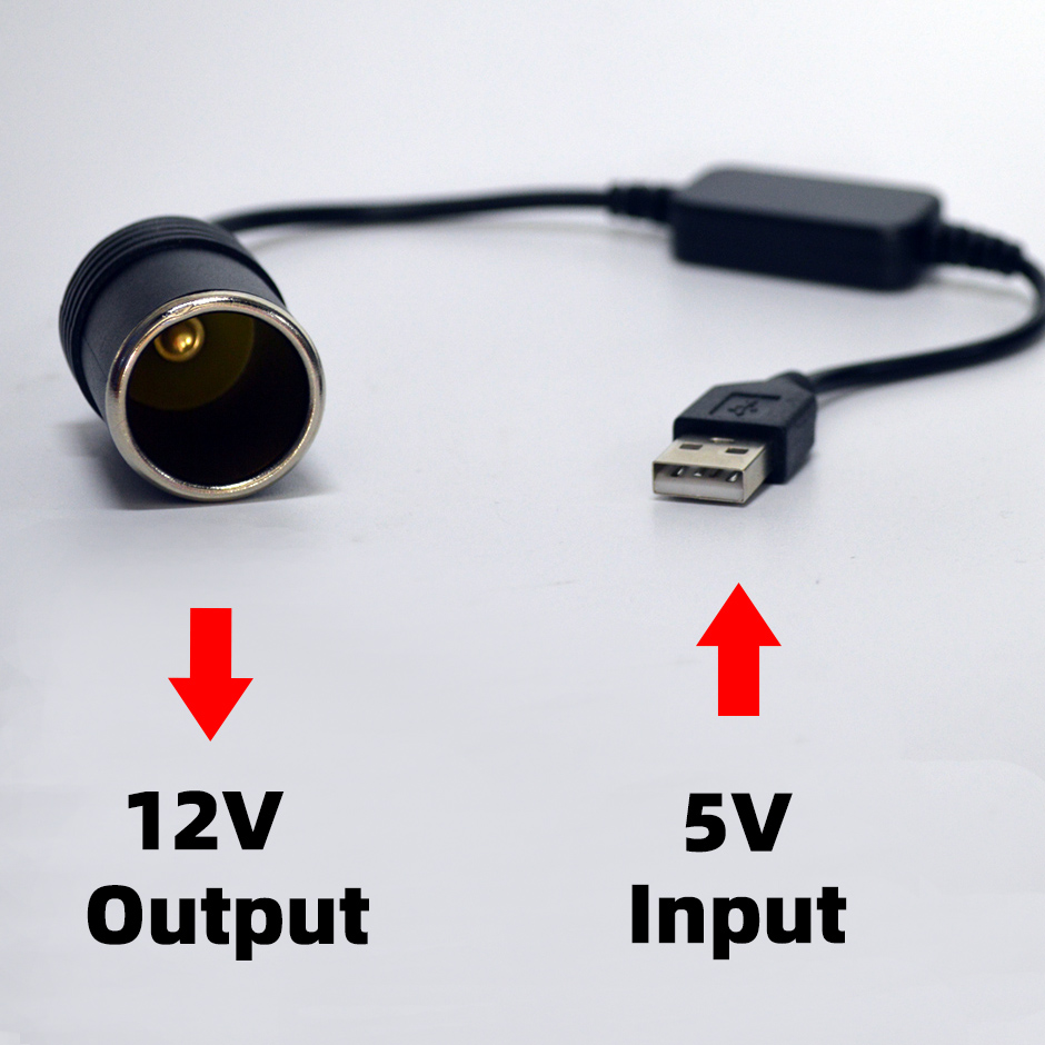 Accessories Experts Vape - 5V에서 12V로 변환하는 케이블 연장기 USB