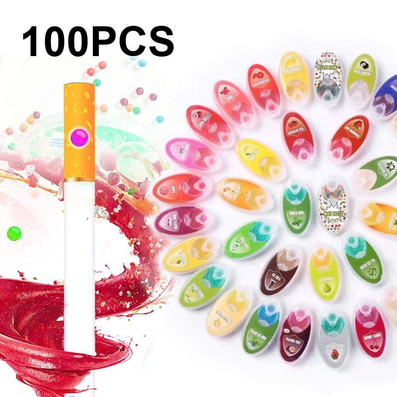 100개입 신선한 과일향 멘톨 스모크 캡슐 민트 버스트 - Smoking & Vaping Accessories 리뷰 및 가격